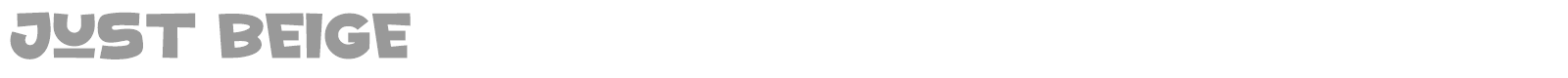 Just Beige font preview